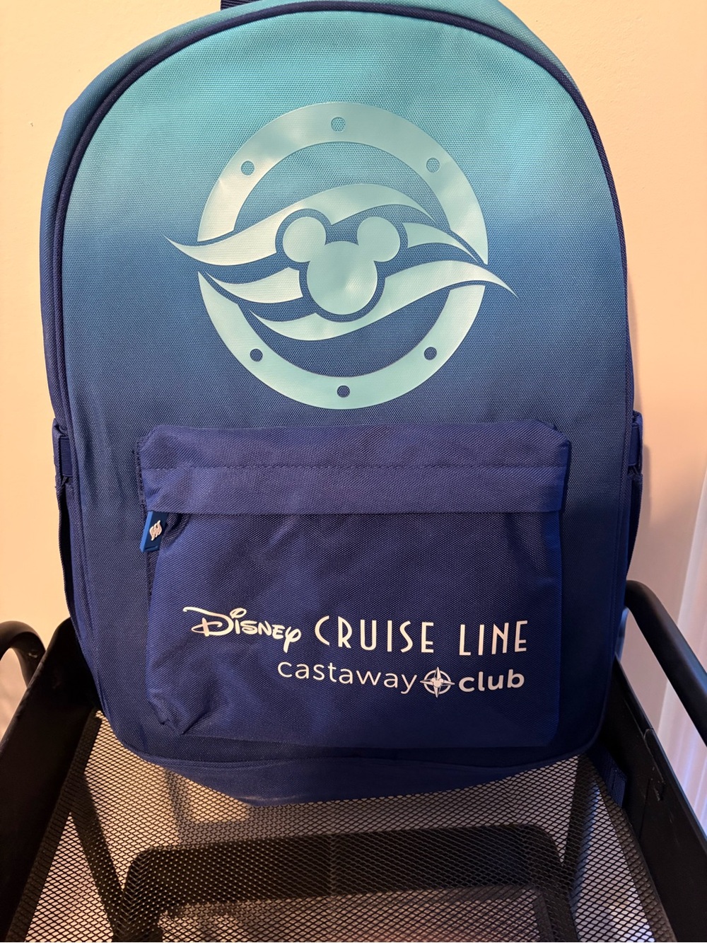 Disney Cruise Line Castaway Club silver member backpack